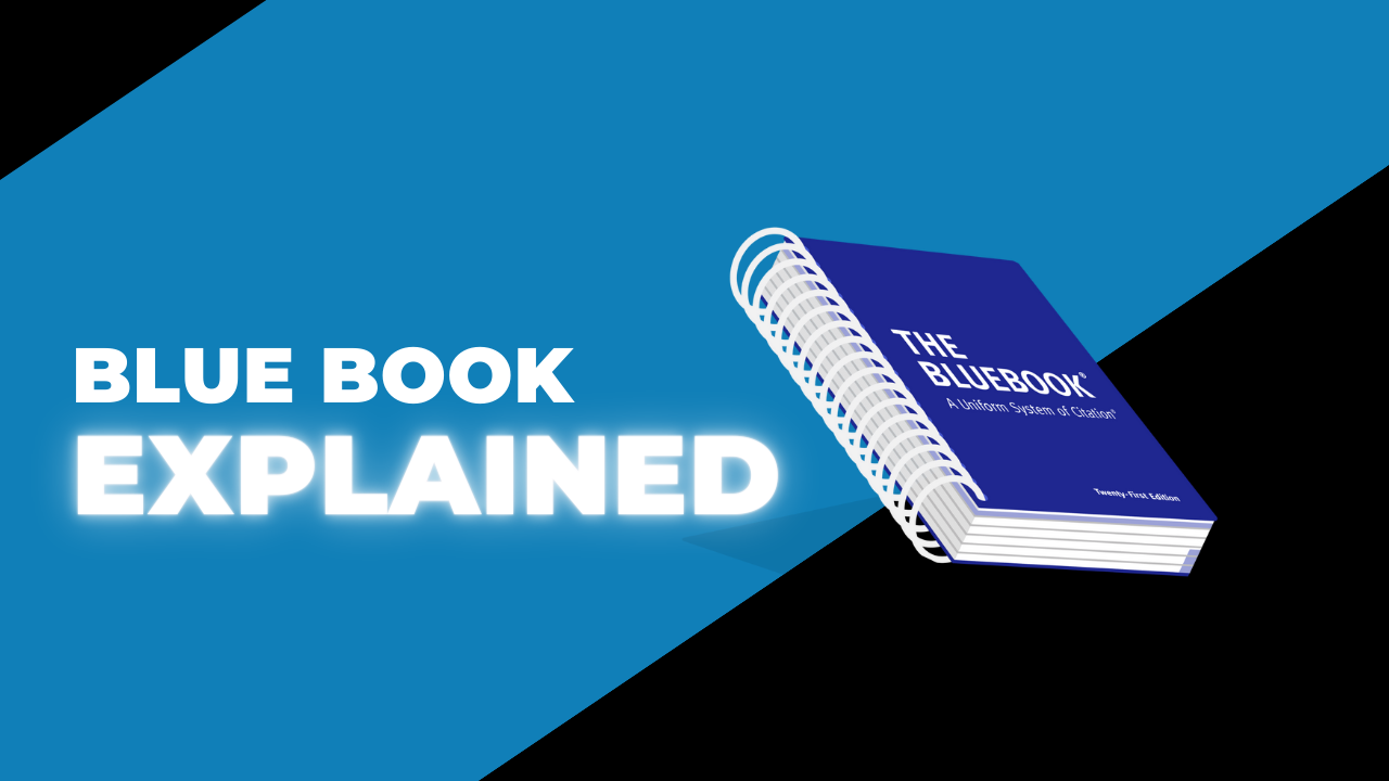 cover photo for Blue Book Explained video